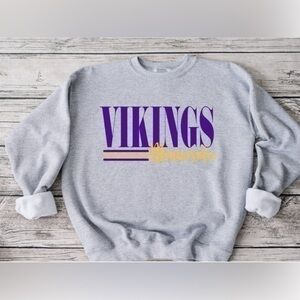Vikings Stripe Crewneck